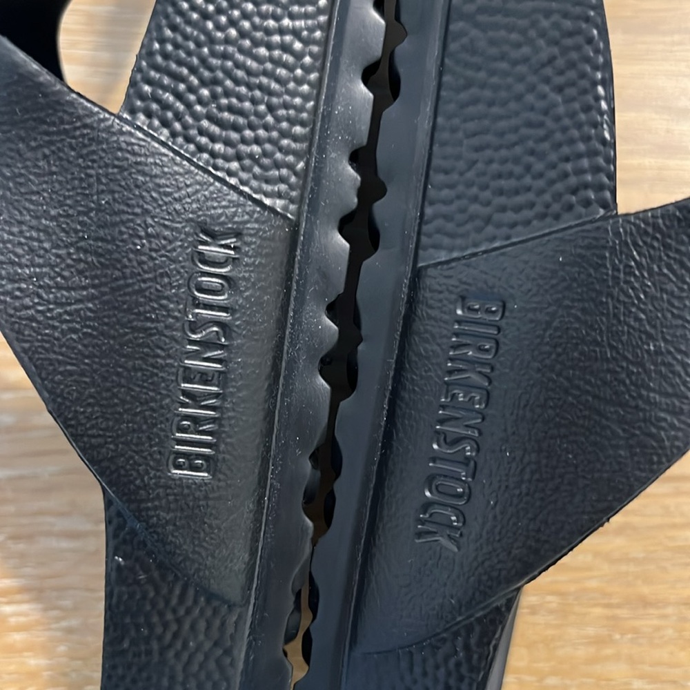 Birkenstock EVA Gizeh Thong Sandals in Black size W9 /M7 NWOB - Picture 6 of 12
